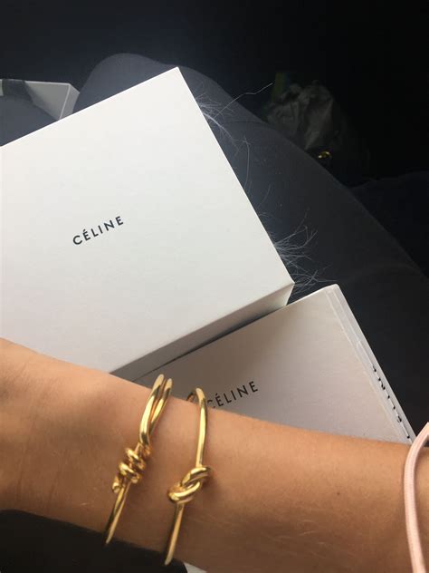 celine love knot bracelet|celine double knot bracelet.